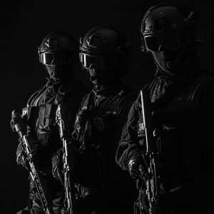 Operators in black scaled