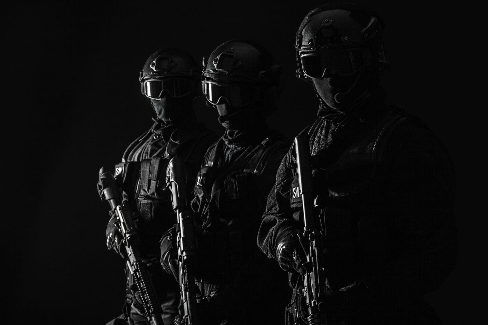 Operators in black scaled