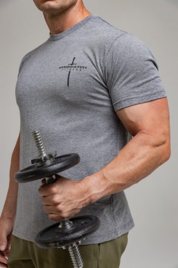 Front part Grey uncaged tee